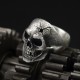 Omega Rotten - classic anatomically correct skull ring with special finish! Biker Ring Biker Jewelry Rocker Jewelry